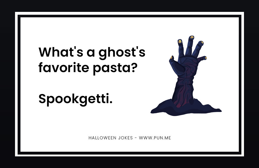 Spooky ghost joke