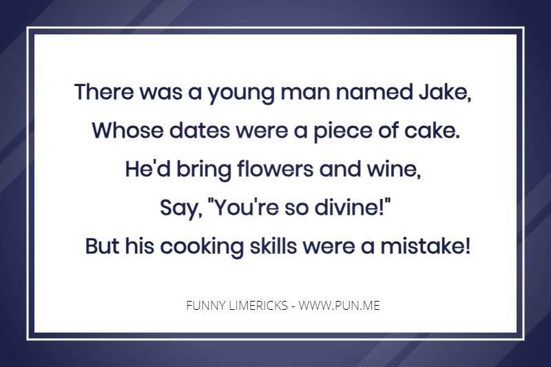 Limerick with a funny relationship story