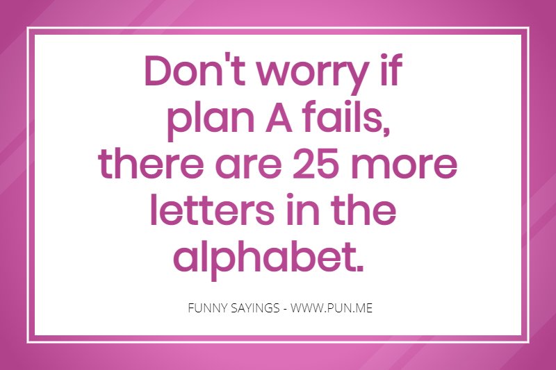 Saying about failing a plan