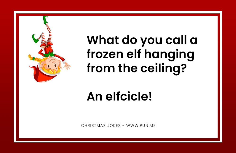joke about a frozen elf