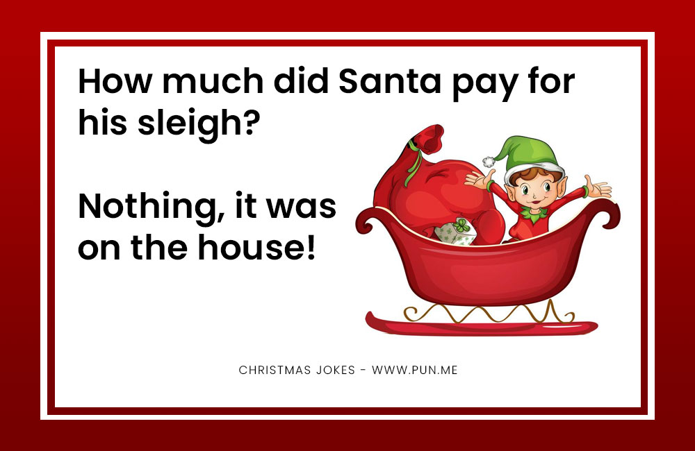 Joke about santas sleigh