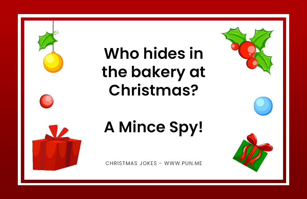 Christmas joke about a mince pie