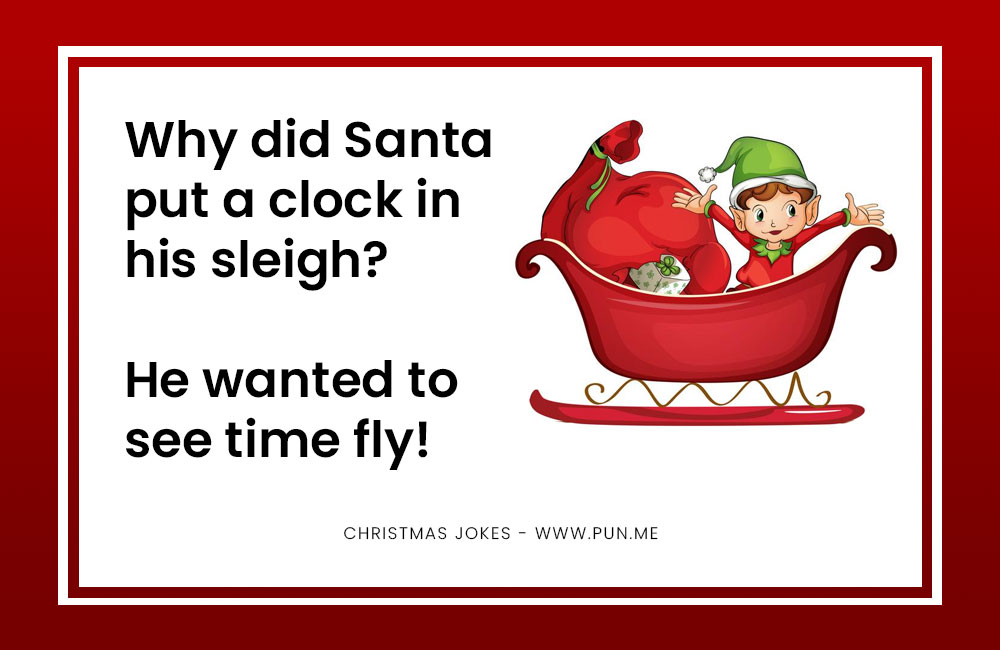 Santa sleigh joke