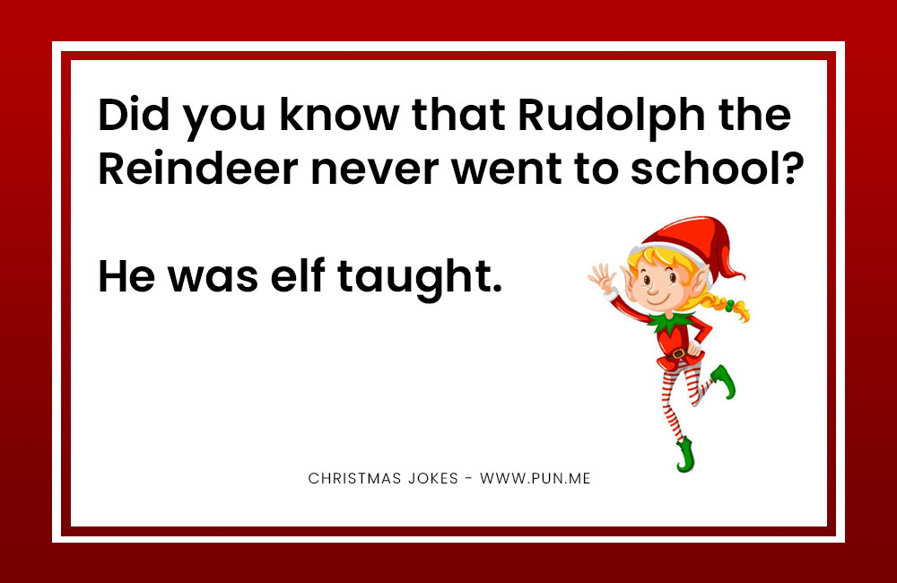Where did the reindeer go to school?