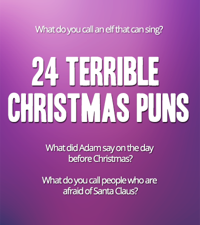 24 Funny Christmas Puns - One for every day of december until christmas! | Pun.me