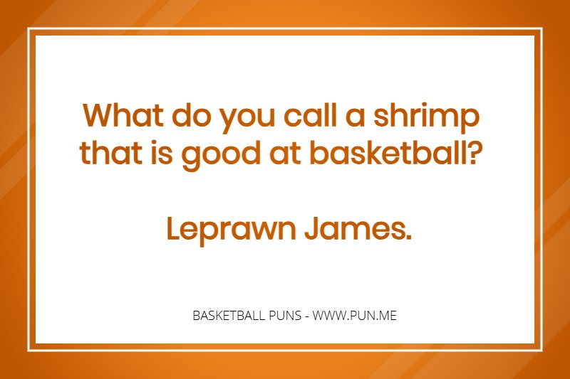 Basketball pun about Lebron James