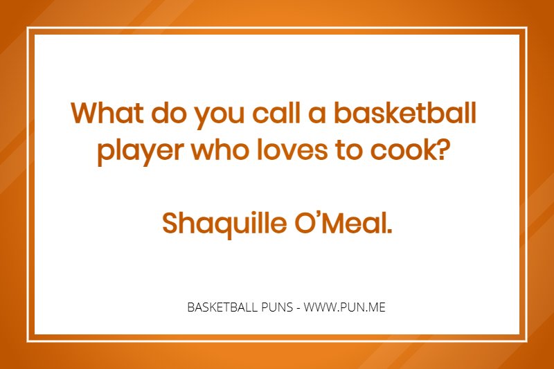 Basketball pun about Shaquille O'neal