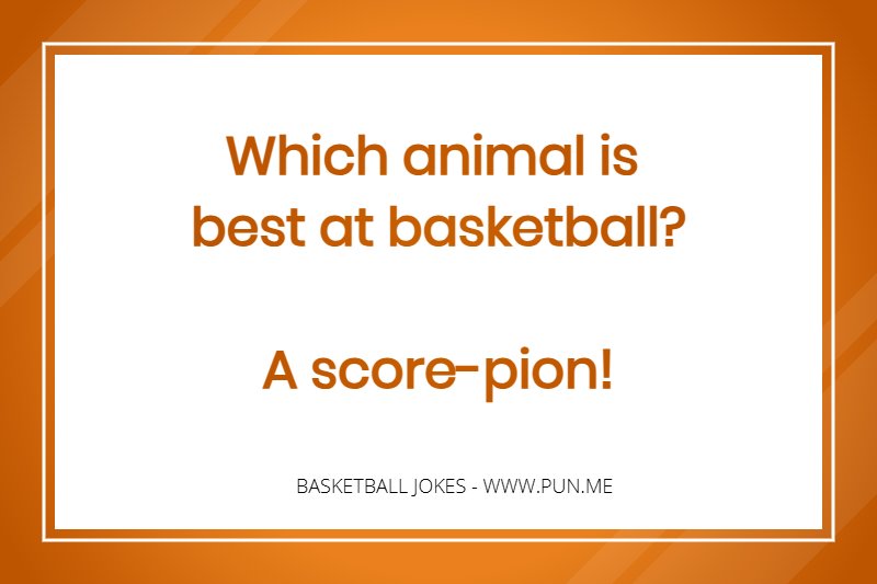 Which animal is best at basketball?